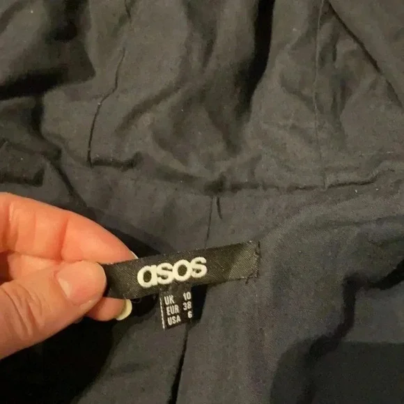 Asos cape  poncho with nautical toggles - Picture 5 of 8